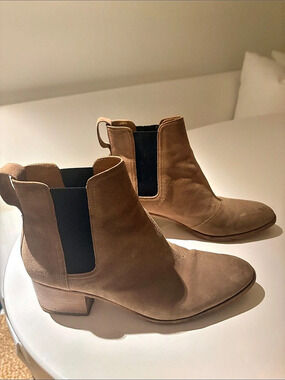 rag & bone Walker Boot Camel Suede Ankle Boots EU 40 - professionally soled
